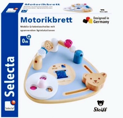 Schmidt Selecta Steiff Motorikbrett Holzspielzeug Baby Kleinkind Neu