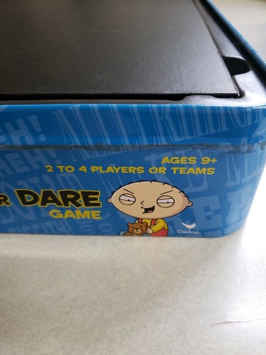 Family Guy Trivia or Dare Game ~ Tin Container ~ 2 Sealed Decks~ Family Fun BI - Picture 8 of 8