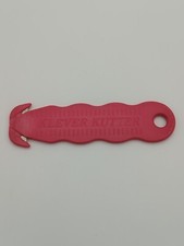 Klever Kutter Qty. 1 Red Safety Box Cutter Disposable 4 3/4 Length