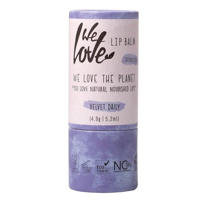 Lip Balm Stick Papertube - Velvet Daily 4,9g | WE LOVE THE PLANET