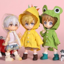 Rain Boots Shoes for 1:12 Scale OB11 Doll Obitsu Clothing Accessories