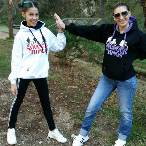 Sudadera de algodón Things con para mujer hombre niño niña | eBay