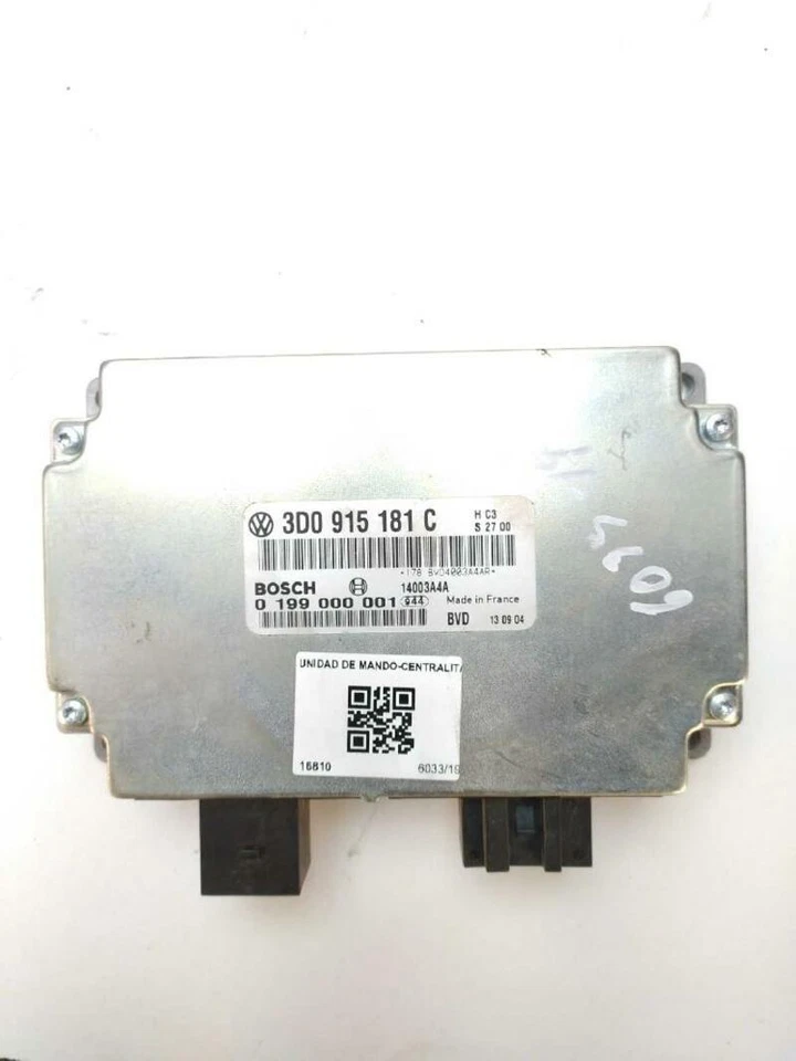 0199000001 centralina per VW PHAETON (3D1 3D2 3D3 3D4 3D6 3D7 3D8 3D9) 16810 - Immagine 2 di 3