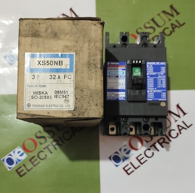 TERASAKI TEMBREAK XS50NB CIRCUIT BREAKER 32A 220VAC 25KA FREE FAST SHIPPING