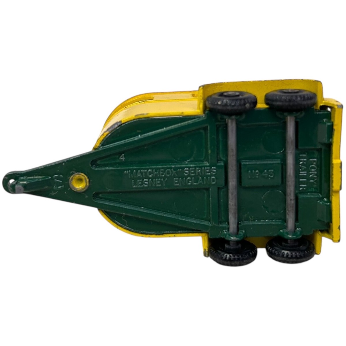 Vintage Matchbox Series 43 Pony Trailer With Horses Lesney Used | eBay