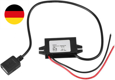 Power Step-Down DC Smart Sicherheit 12 V / 24 V an USB 5 V 3 A Kabelcontroller 1