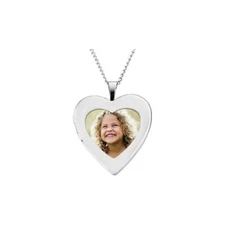 Things Remembered Sterling Silver Open Heart Locket