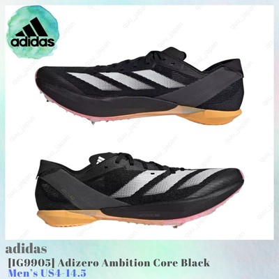 adidas Adizero Ambition Core Black / Zero Metallic / Spark IG9905 Men's US4-14.5