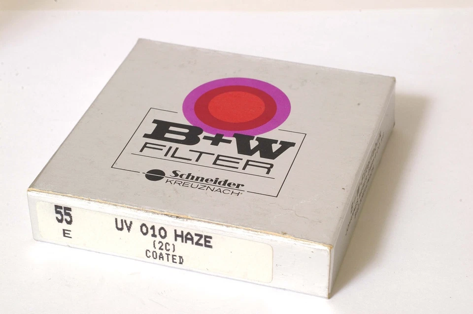 C13060~ *MINT* Schneider B+W Haze UV 010 55E 55mm Coated Filter–Germany LAST ONE - Image 2 of 3