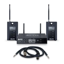 Alto Professional Stealth MKII-UHF Stereo Wireless Audio System Active Speakers