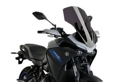 Puig Touringscheibe Stark Getönt – Für Motorräder, 4 Mm Acryl, UV-Schutz, TÜV-konform