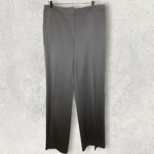 St. John Gray Pleated Pants Size 10 Women's