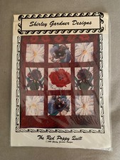 Red Poppy Quilt by Shirley Gardner Designs Quilt Pattern NOS