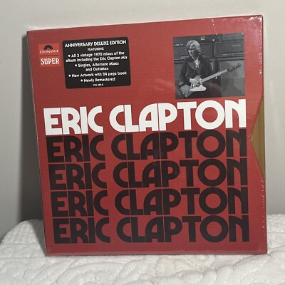 NEW Eric Clapton Anniversary Deluxe Edition 4x CD Polydor Box Set Sealed