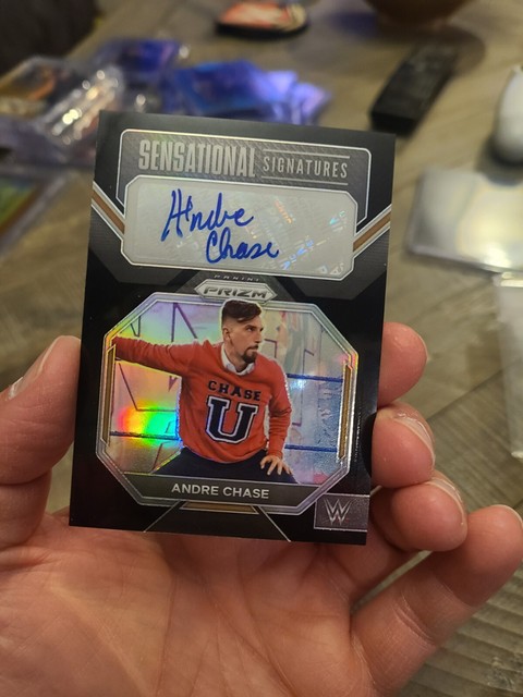 2023 Panini Prizm WWE ANDRE CHASE BLACK FIRST AUTO AUTOGRAPH 1 OF 1 1/1 Chase U