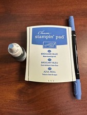 Stampin Up Classic Ink Refill, Marker Pad Brocade Blue P2