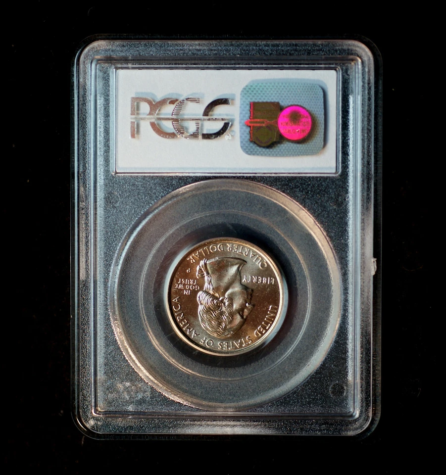 2001 P Vermont Statehood Quarter PCGS MS 64   - Image 2 of 2