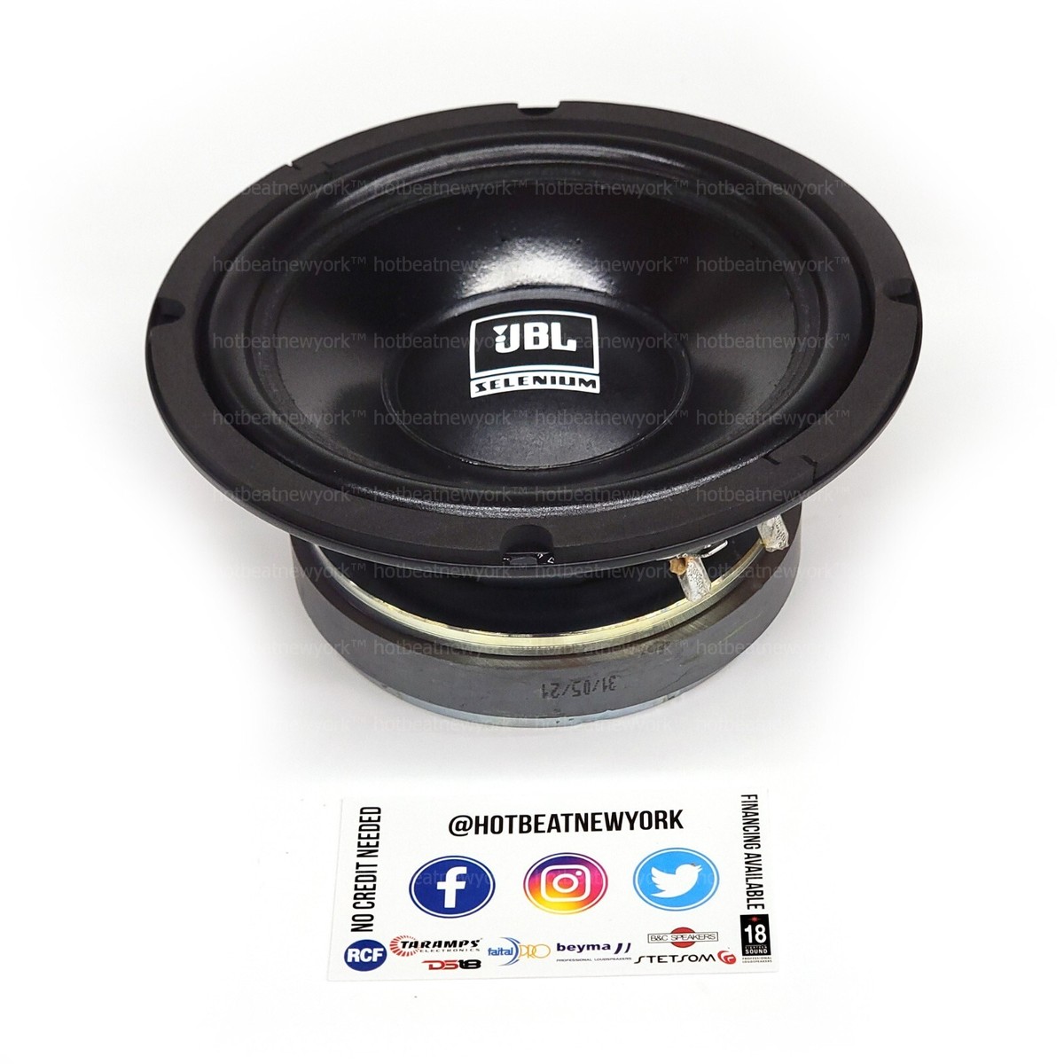 2個セット JBL 8PWX 4R ミッドベース　スピーカー 8インチ 4Ω JBL 8PWX 4R ミッドベース スピーカー 8インチ 4Ω 200Wrms