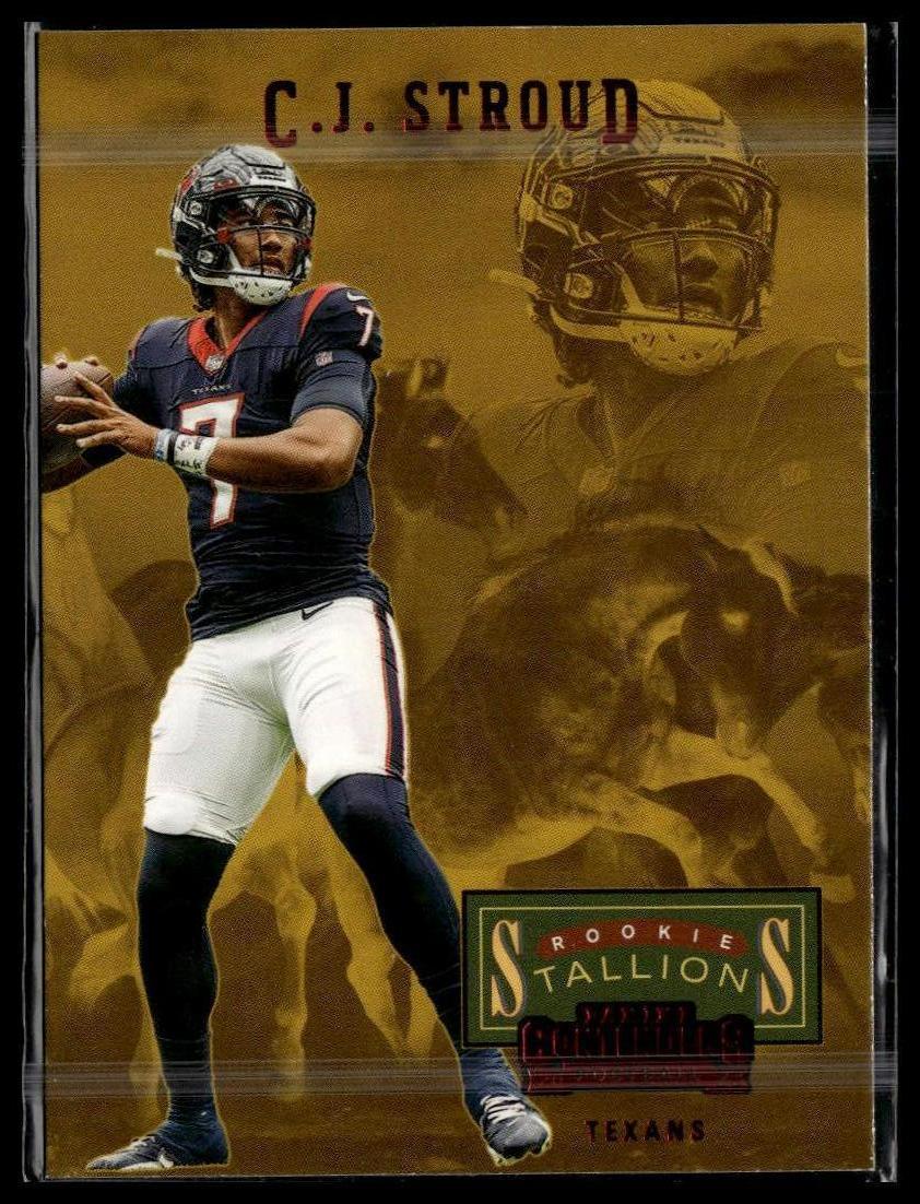 2023 Panini Contenders #6 C.J. Stroud Rookie Stallions Red