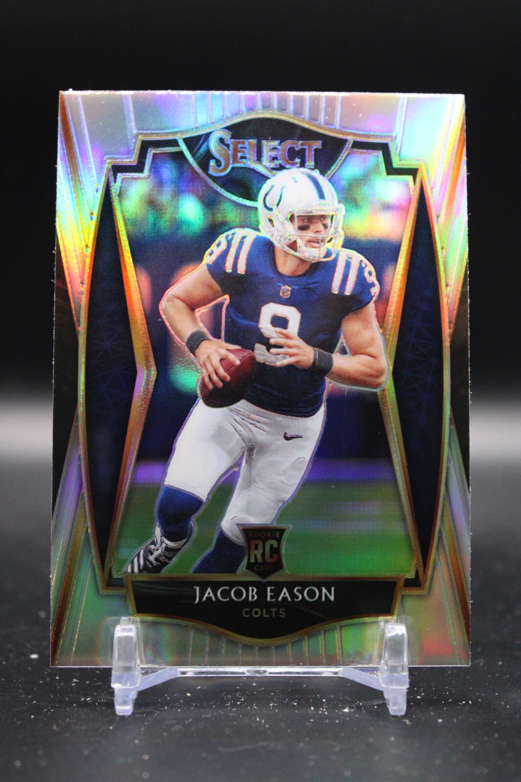 Jacob Eason, Indianapolis Colts, 2020 Panini Select, Silver Premier, RC, #148