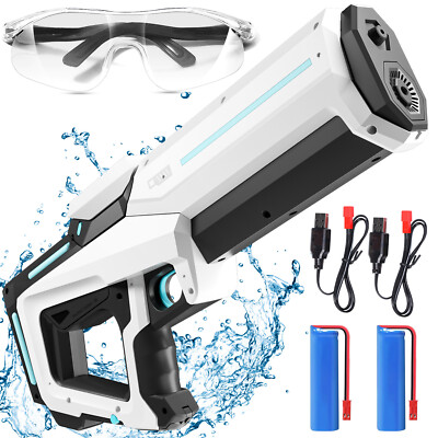 #ad Electric Water Gun pistol High Capacity High Powered Squirt Gun for Summer $28.19
