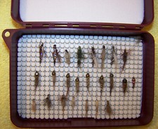 BRAND NEW: 25 Assorted Trout Flies in Durable Padded Polypropylene Hard Case