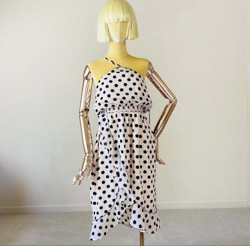 House of Harlow 1960 Polkadot Midi Dress NWT SZ S