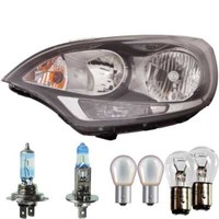 Halogen Scheinwerfer Rechts H7 Schwarz FüR KIA Rio III Inklusive Lampen