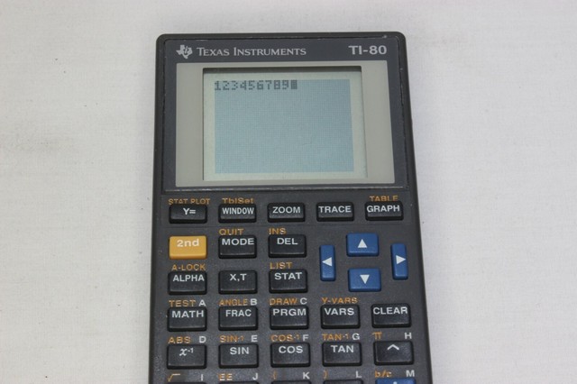 Texas Instruments Ti 80 Graphing Calculator For Sale Online Ebay