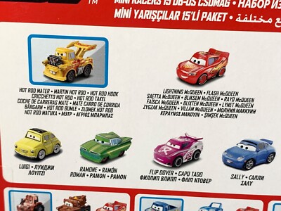 Mattel Disney Pixar Cars Mini Racers Variety - 15 Pack (GYD36) for