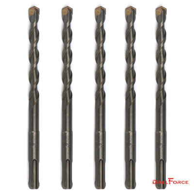 5PCS 3/8'' X6'' Drill Bit Set SDS Plus Rotary Hammer Concrete Masonry Carbide Tip