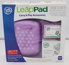 Leap Frog Leappad Carry  Play Accessories Carrying Case Download Card Adapter