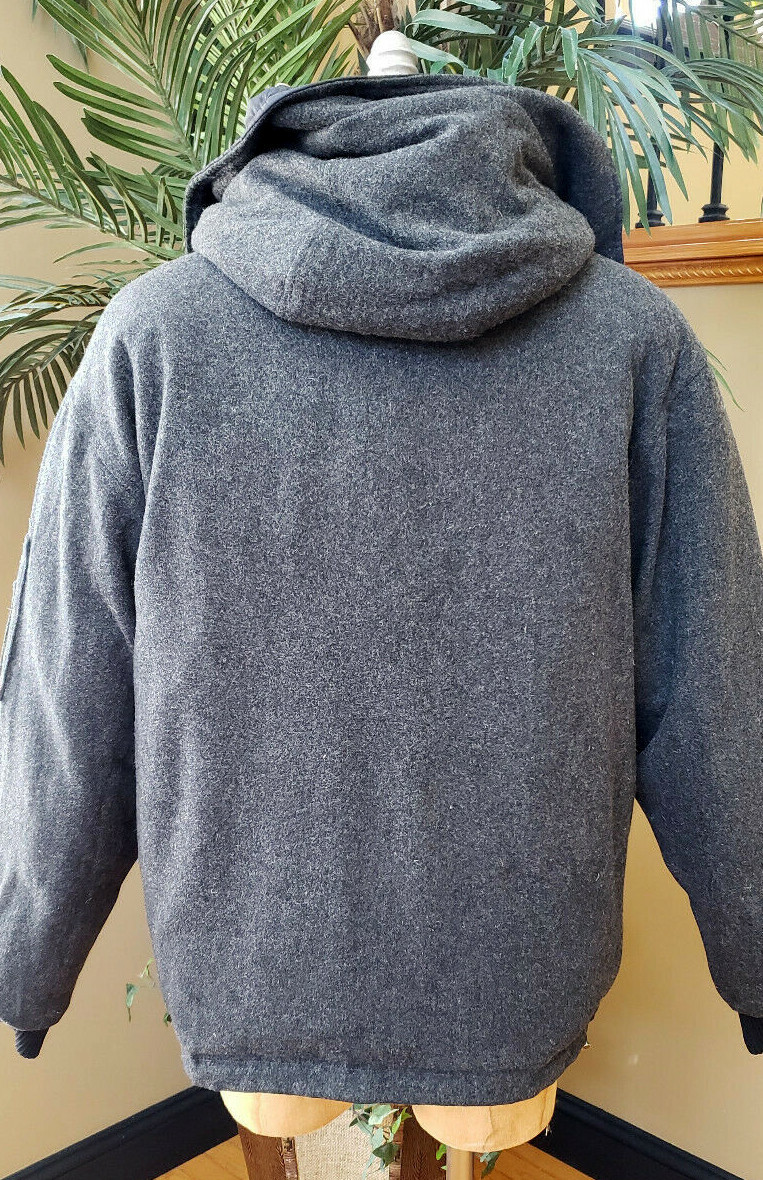 RARE Mens ECKO FUNCTION Reversible Wool Down Heav… - image 10