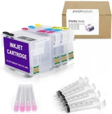 Conversion Sublimation Empty 252 Ink Cartridges Compatible with WF Printers