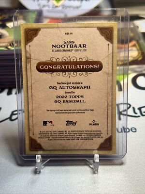 2022 Topps Gypsy Queen Lars Nootbaar Auto GQA-LN RC Cardinals On