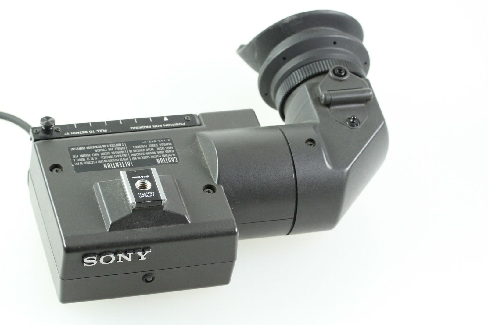 SONY DXF-20W 2型白黒16:9ビューファインダー定価275,000円
