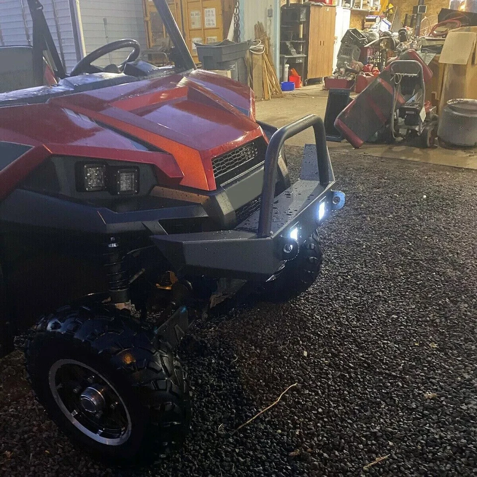 For Polaris Ranger 400 500 800 Front Bumper Ranger 570 EV ETX w/LED Light 11-21 - Image 4 of 4