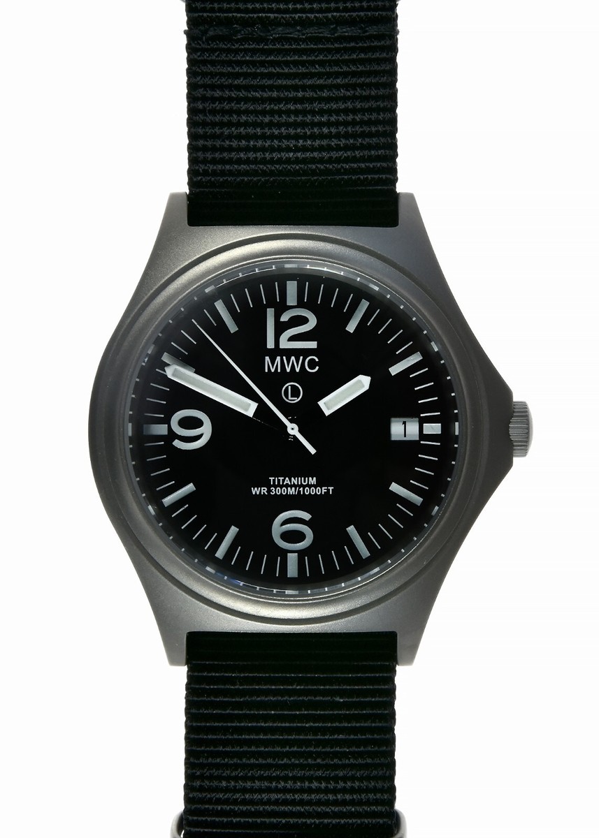MWC Certified Titanium Military Watch, 300m WR Rated