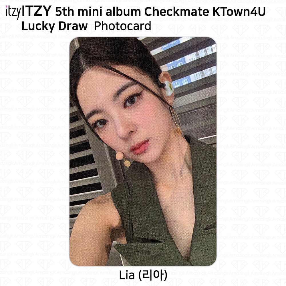 ITZY CHECKMATE トレカ withmuu ITZY 5th Mini Album Checkmate Official Photocard Withmuu