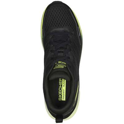 Skechers Men's 246079 Go Run Ride 11 Black White Archfit Running
