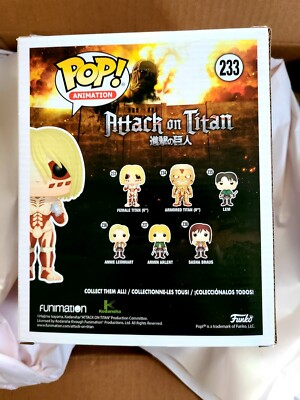 Female Titan Funko Pop! 6inch Attack On Titan #233 | eBay