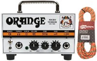 Orange Mt20 20 Watt Micro Terror Mini Lunchbox Guitar Head Amp W/tweed Cable on sale Orange Mt20 20 Watt Micro Terror Mini Lunchbox Guitar Head Amp W/tweed Cable on sale