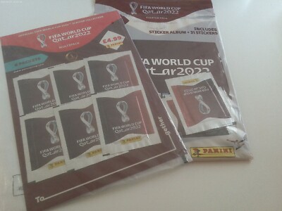Katar 2022 STARTERPACK Aufkleber Album / MULTIPACK Panini Weltmeisterschaft 11 Packungen WM