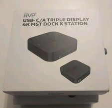RVP Docking Station 3 Monitors USB C, 13-in-1, Triple Display-4K HDMI 5Gbps