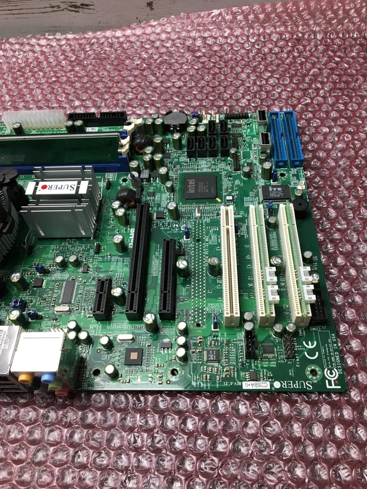 Supermicro G33T-SM3 Socket LGA 775 G33 Motherboard DDR2 w Intel E5300 2.6GHZ CPU - Image 4 of 4