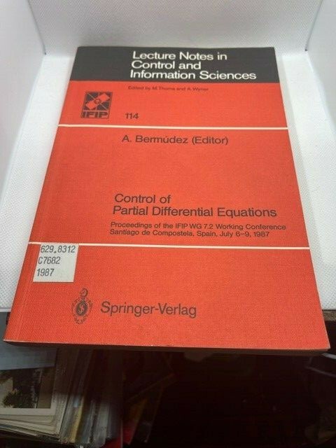 Lecture Notes in Control and Information Sciences IFIP 114 