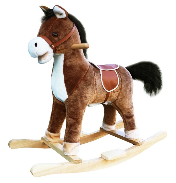 neighing rocking horse