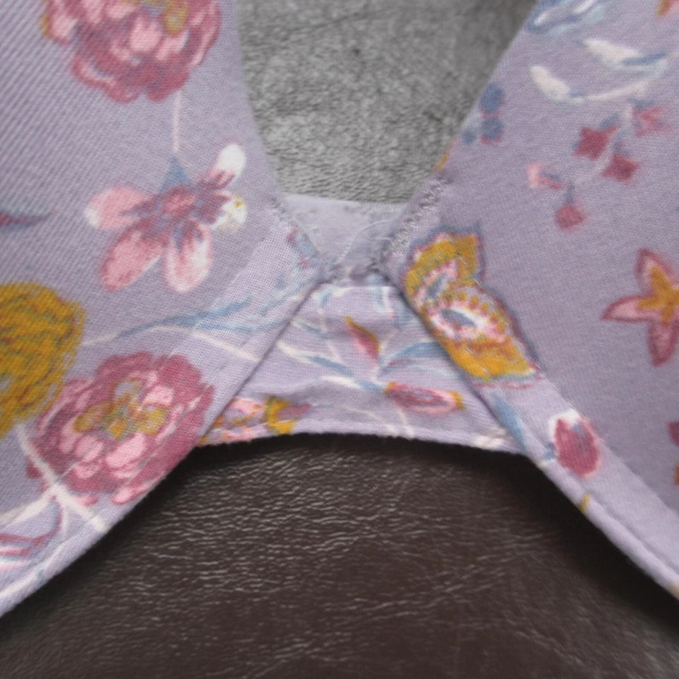 Sujetador Jessica Simpson 36C púrpura floral acolchado con aros cierre ajustable trasero Foto 3 de 4