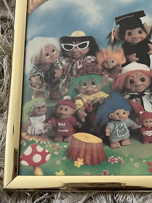 The Troll Family Tree Trolls Vintage Picture Framed | eBay UK