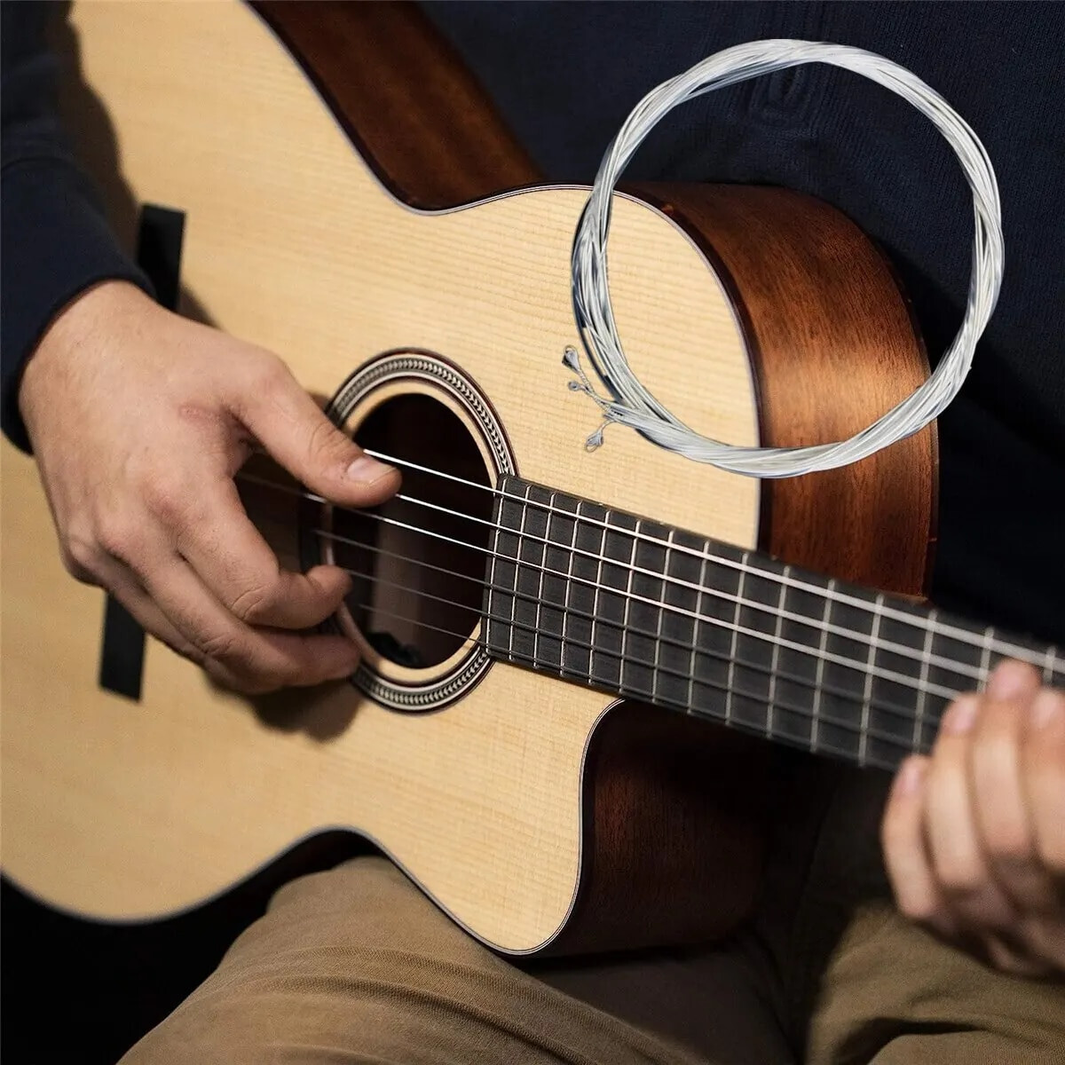 Corde Per Chitarra Classica - Set 6 Pezzi Nylon E Metallo | Misure Professionali Per Suono Nitido - Foto 11